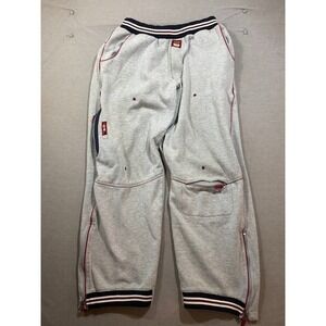 Paco Jeans Elite Mens Sweatpants Joggers Gray Athletic Zipper Cuffs Size M 32X30